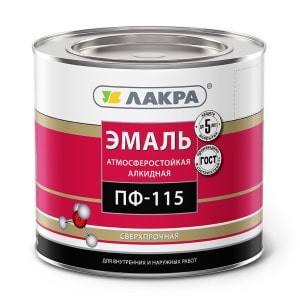 Эмаль ПФ-115 (ЛС), белый. мат., 2кг (6шт./уп.)
