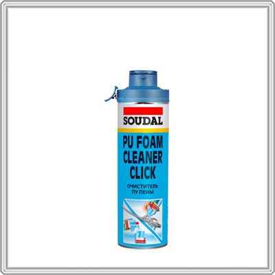 Очиститель пены SOUDAL, CLICK&FIX, 12х500 мл