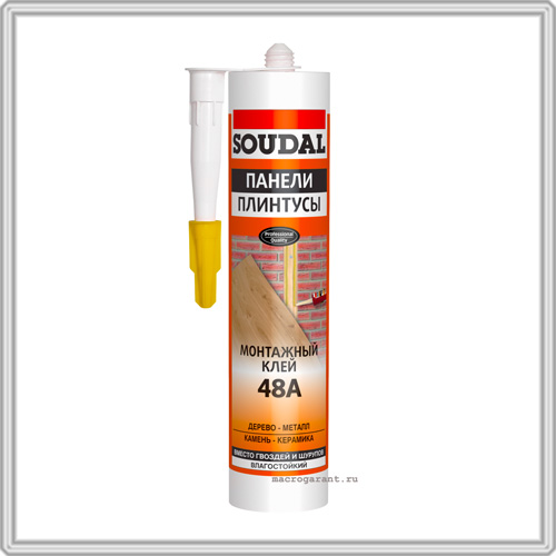 SOUDAL Монтажный клей 48А, 12х300 мл