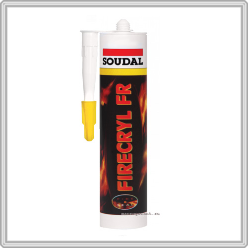 Огнестойкий акриловый герметик Soudal (FireAcryl)