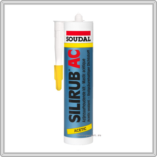 Silirub AC Силиконовый герметик для остекления, 15х310 мл
