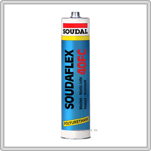 Soudaflex 40 fc высокомодульный полиуретановый герметик 300мл белый